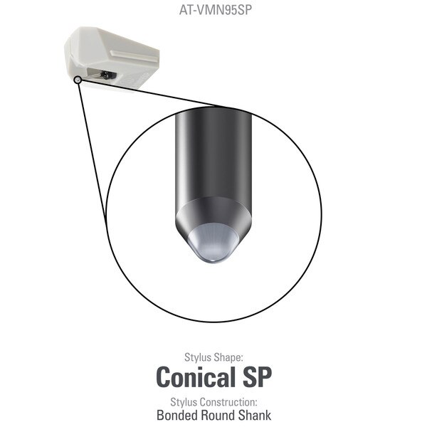 AudioTechnica ATVMN95SP 78rpm SP Replacement Stylus for ATVM95